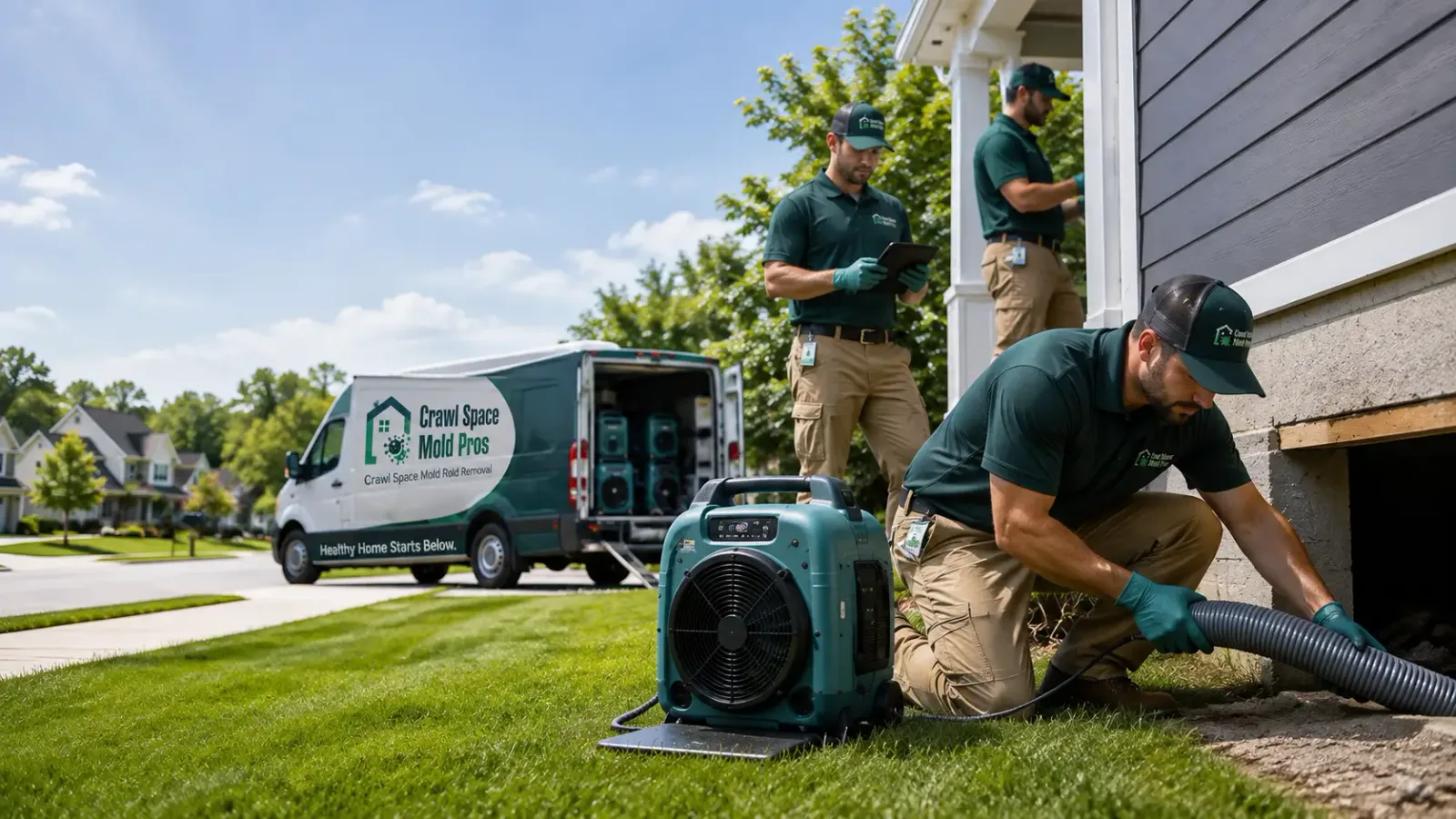 Crawl Space Mold Removal in Caro, MI